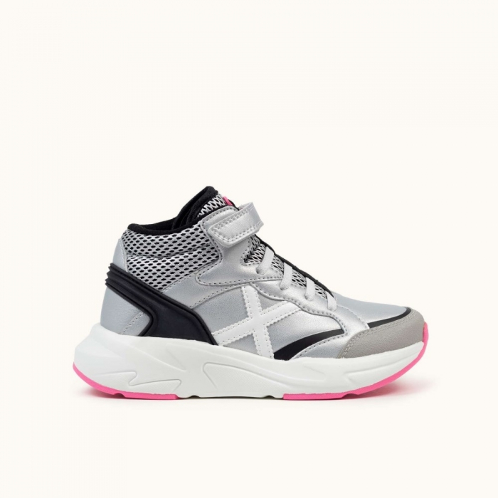 MUNICH MINI TRACK BOOT VCO 33 - PLATEADO