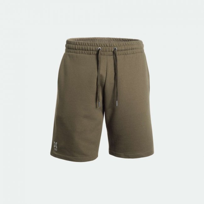 Pantalón corto MUNICH de algodón khaki - CAQUI