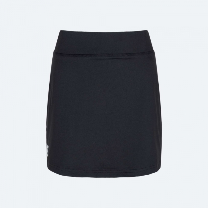 Falda MUNICH Winner de poliéster-elastano negro - NEGRO