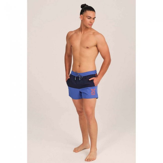 BAÑADOR HOMBRE ELÁSTICO CORTO AZUL -