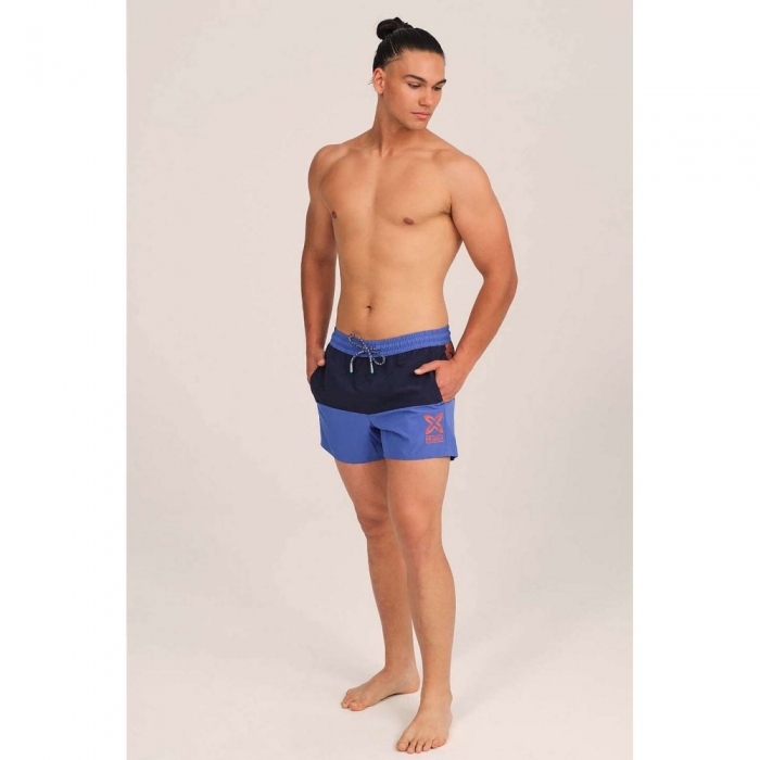 BAÑADOR HOMBRE ELÁSTICO CORTO AZUL -