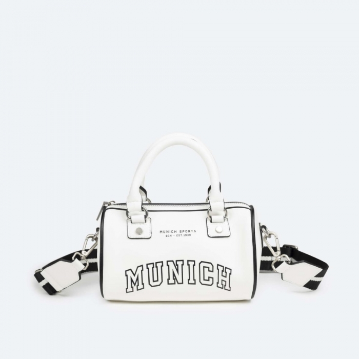 COURT CROSSBODY BARREL C/WHITE - BLANCO