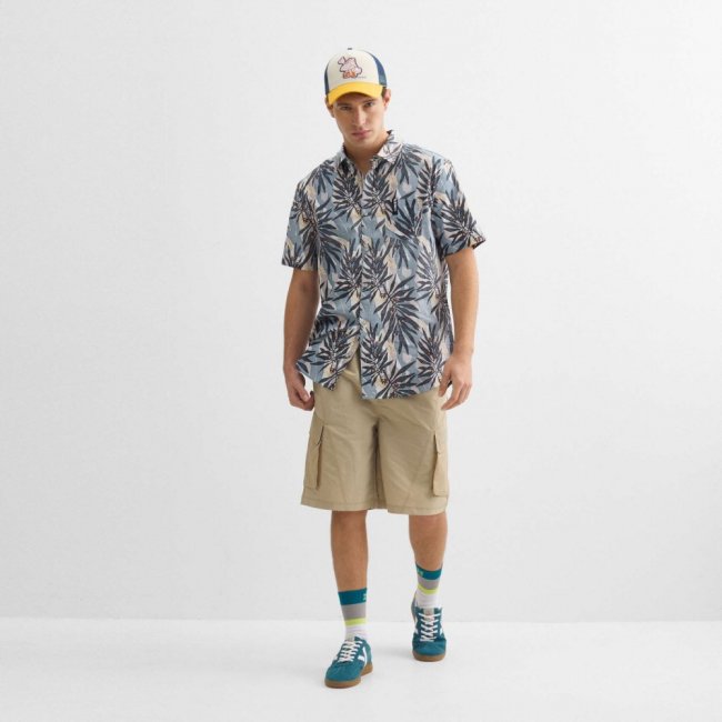 Camisa MUNICH Guayaba streetwear de algodón-spandex estampado exótico - MULTICOLOR