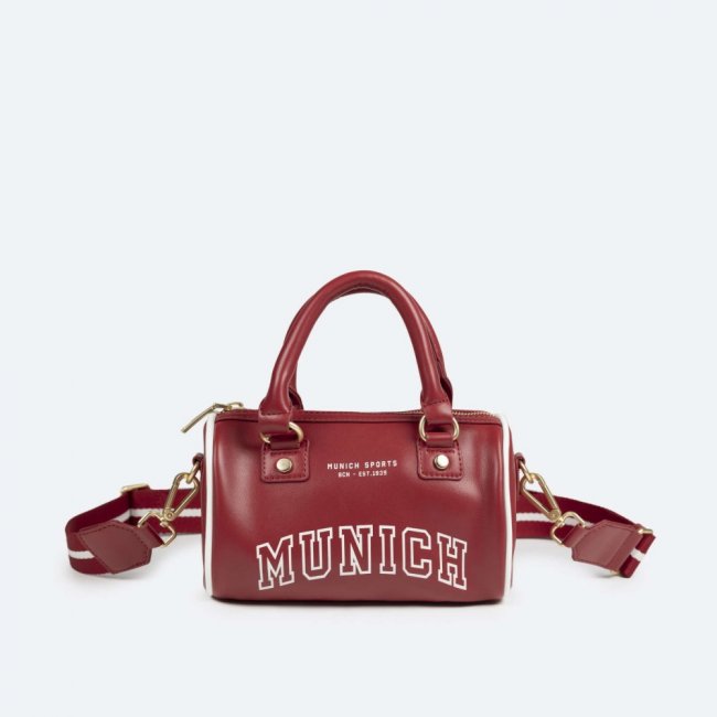 COURT CROSSBODY BARREL C/RED - ROJO