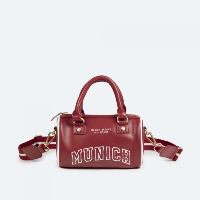COURT CROSSBODY BARREL C/RED - ROJO