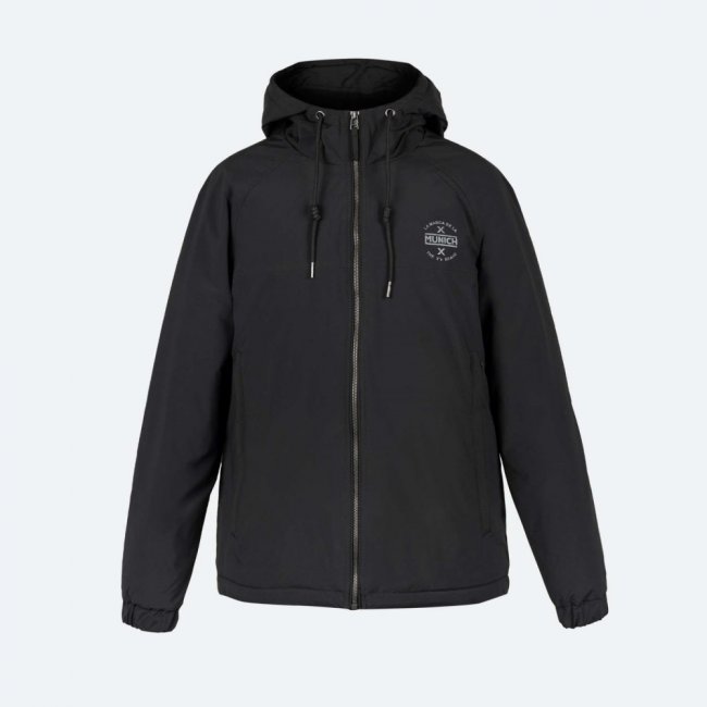 Chaqueta MUNICH lift casual de polyester negra -