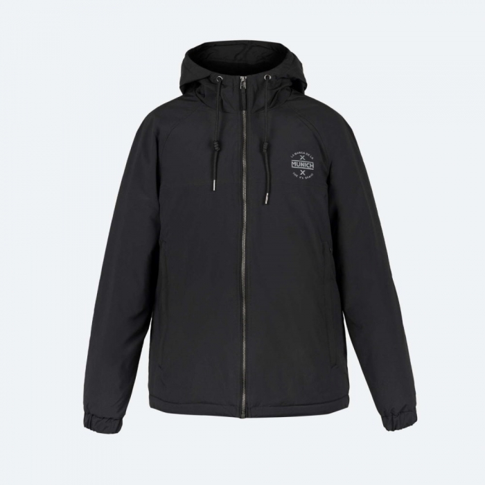 Chaqueta MUNICH lift casual de polyester negra -