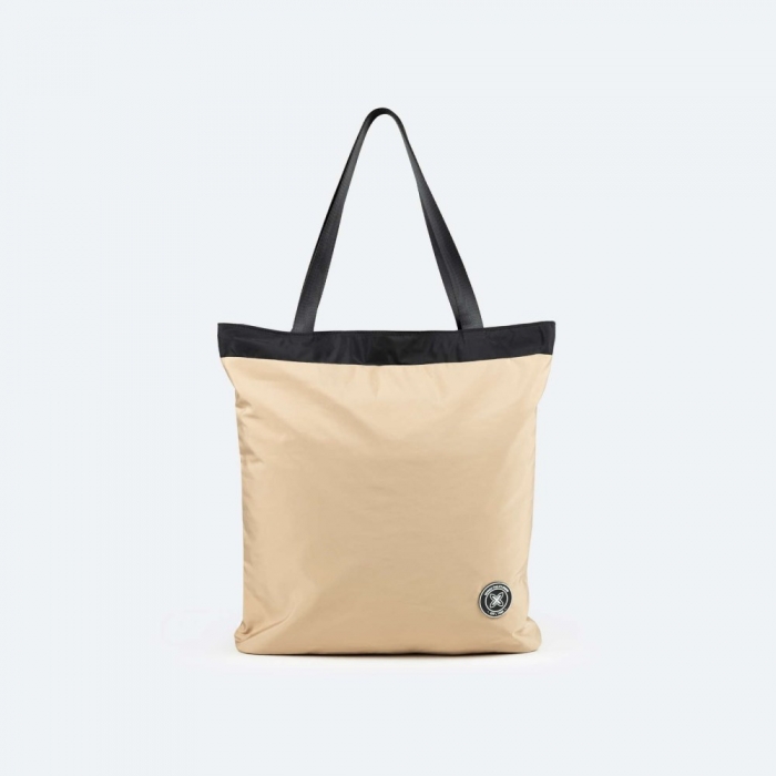 SHALLOW TOTE BACKPACK C/BEIGE - BEIGE