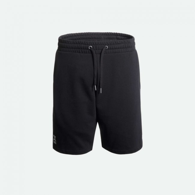 Pantalón corto MUNICH de algodón negro - NEGRO