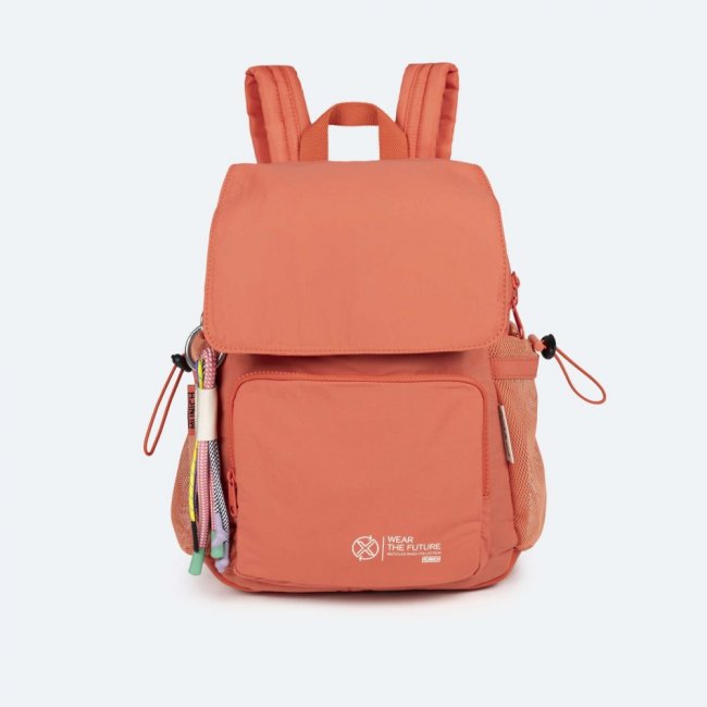 DEEP RECYCLED BACKPACK C/CORAL - NARANJA