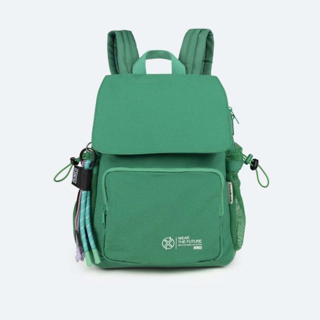 DEEP RECYCLED BACKPACK C/GREEN - VERDE