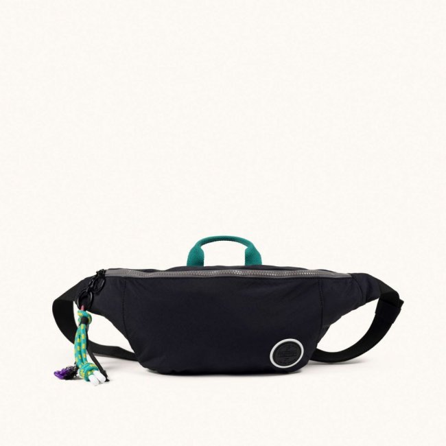 DEEP RECYCLED FW25 FANNYPACK XL C/BLACK - NEGRO