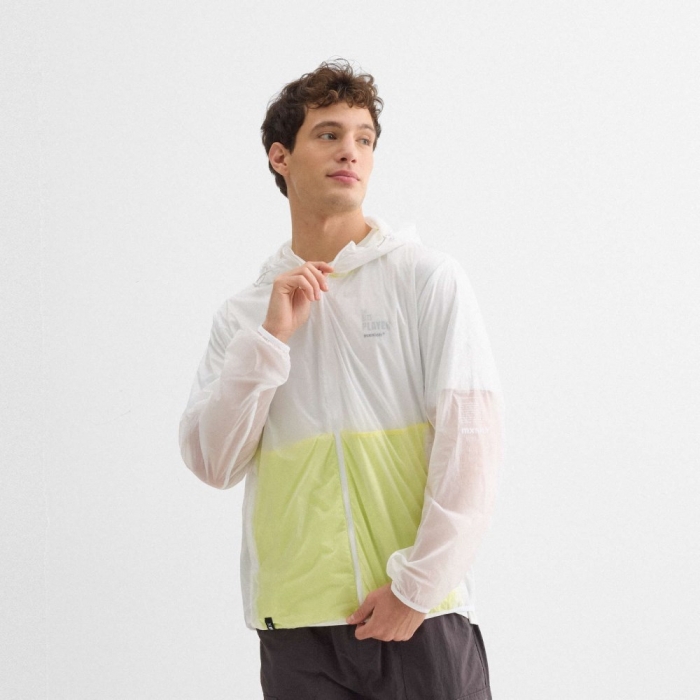 Corta vientos MUNICH streetwear de poliamida amarillo - AMARILLO