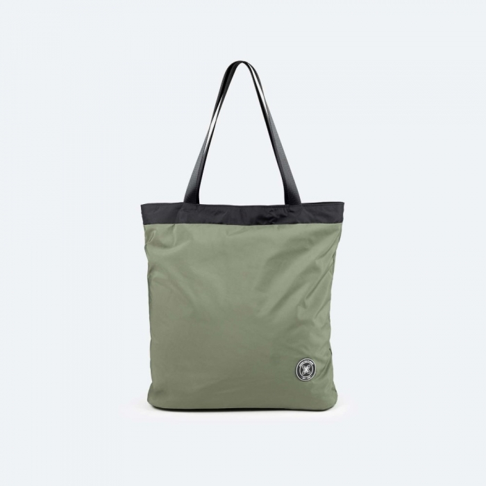 SHALLOW TOTE BACKPACK C/GREEN - VERDE