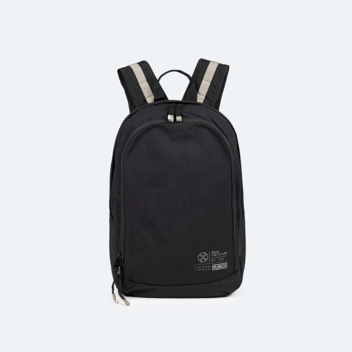 TECA RECYCLED BACKPACK C/BLACK - NEGRO