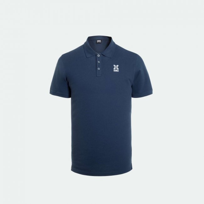 Polo MUNICH de algodón azul marino - AZUL