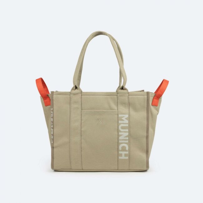 CALA SHOPPER C/TAUPE + ORANGE - CAMEL