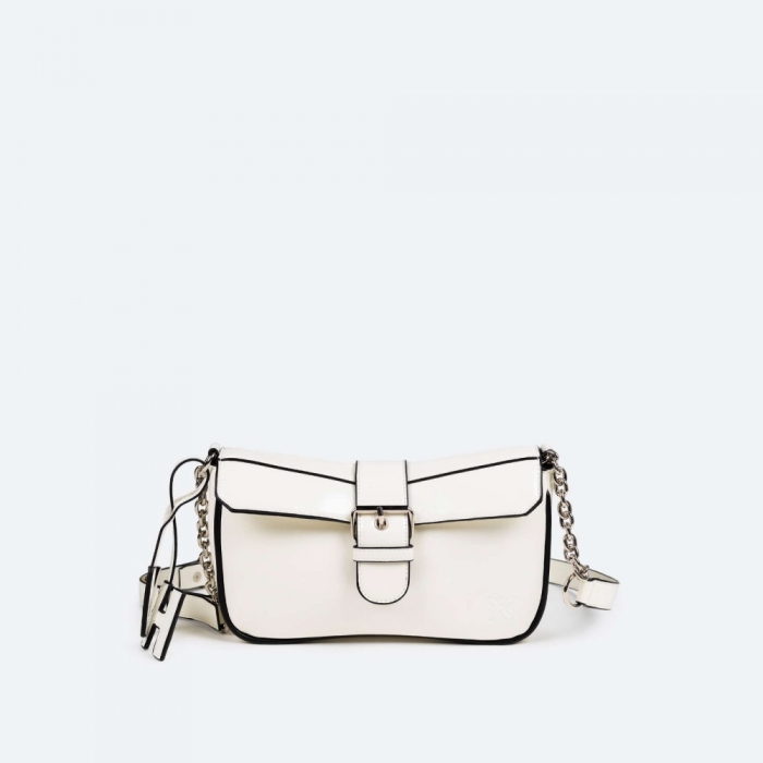 MH CROSSBODY BAGUETTE C/WHITE - BLANCO
