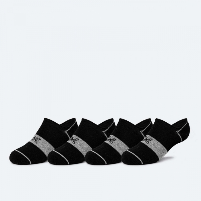 Calcetines MUNICH invisible sport de algodón-poliéster-espandex negro -