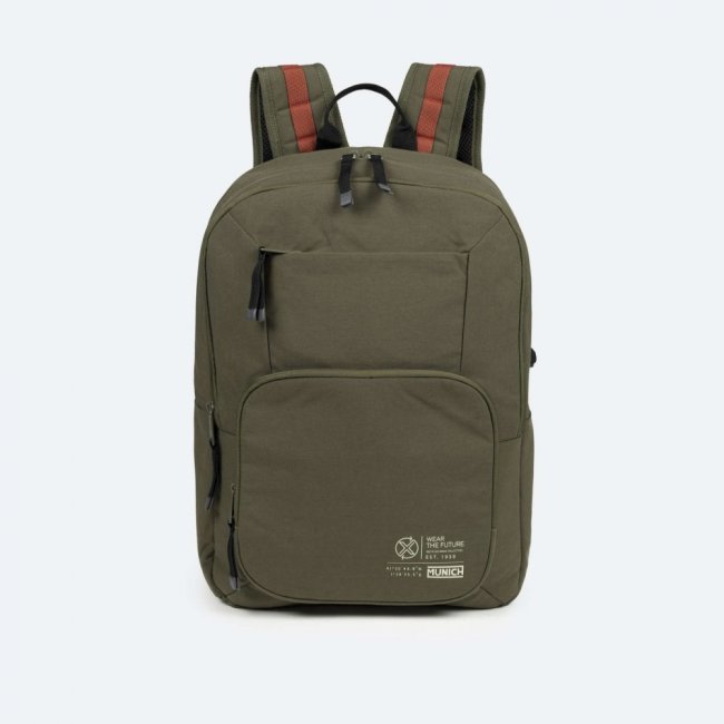 TECA RECYCLED BACKPACK DOUBLE C/KHAKI - CAQUI