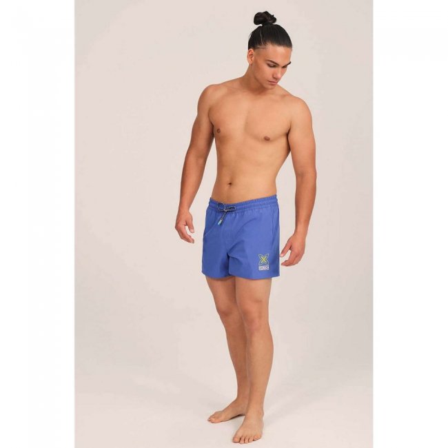 BAÑADOR HOMBRE ELÁSTICO CORTO AZUL -