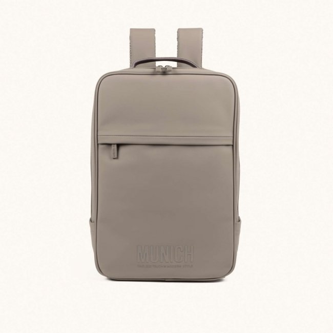 ESSENCE RECYCLED FW25 BACKPACK C/TAUPE - MARRÓN