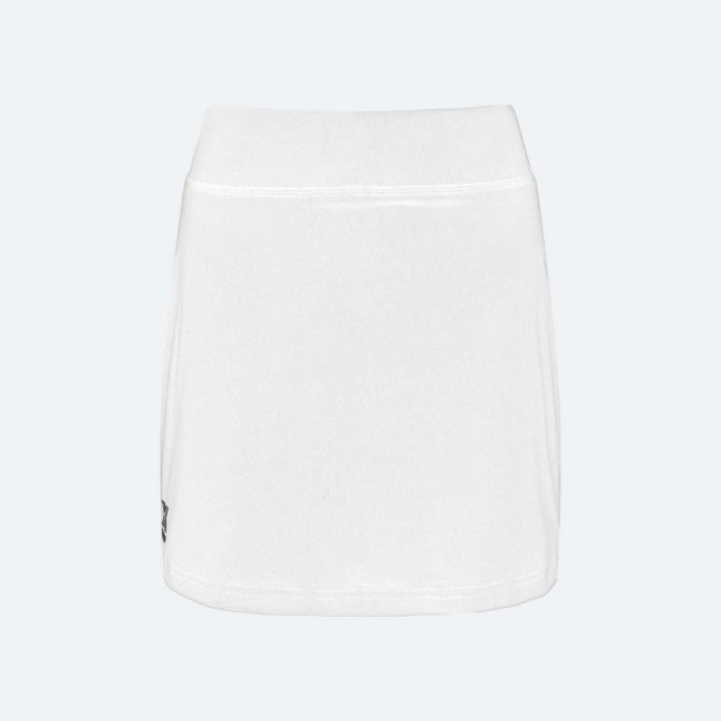 Falda MUNICH Winner de poliéster-elastano blanco - BLANCO