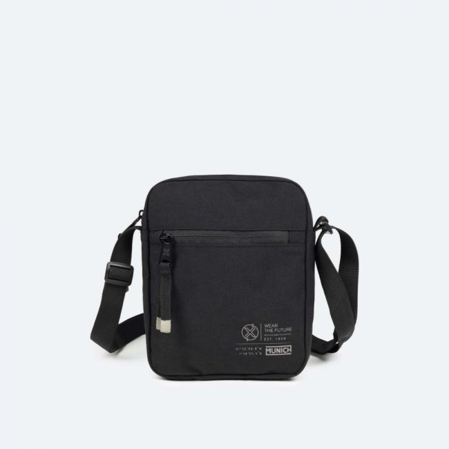 TECA RECYCLED CROSSBODY C/BLACK - NEGRO