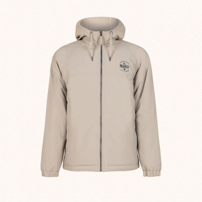 Chaqueta MUNICH lift casual de polyester camel. -