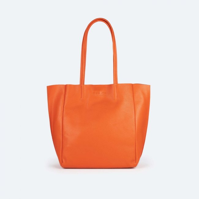 LOFT WOMAN SHOPPER MANDARIN - NARANJA