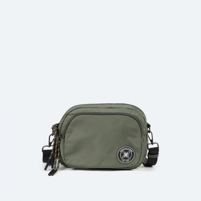 SHALLOW CROSSBODY CAMERA C/GREEN - VERDE