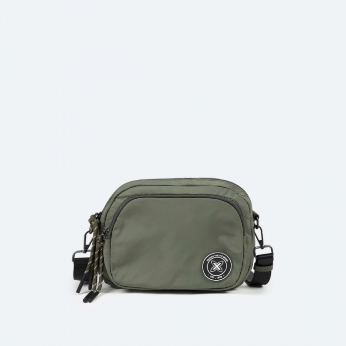 SHALLOW CROSSBODY CAMERA C/GREEN - VERDE