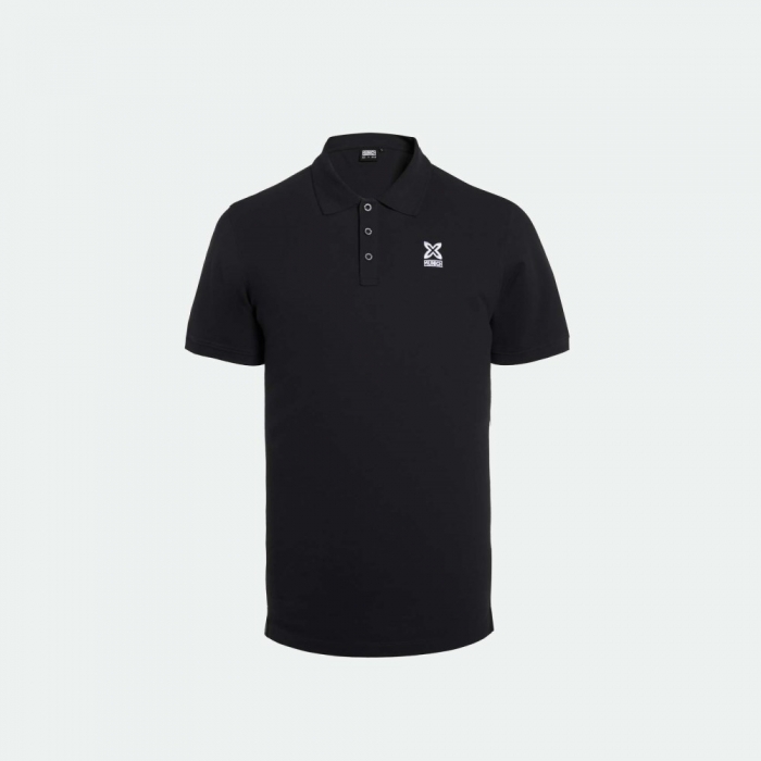 Polo MUNICH de algodón negro - NEGRO