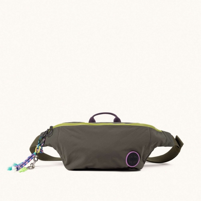 DEEP RECYCLED FW25 FANNYPACK XL C/KHAKI - VERDE