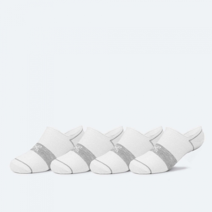 Calcetines MUNICH invisible sport de algodón-poliéster-espandex blanco -