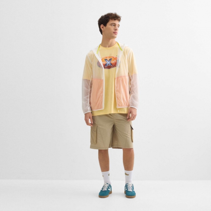 Cortavientos MUNICH streetwear de poliamida naranja - NARANJA