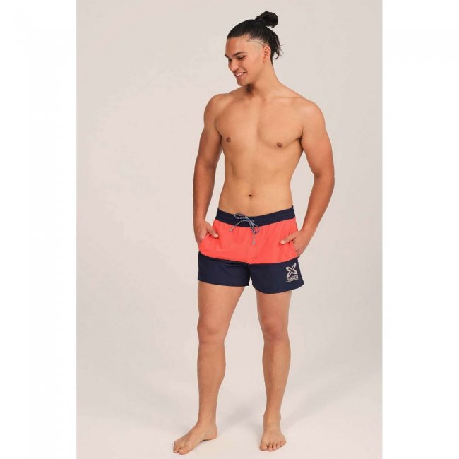 BAÑADOR HOMBRE ELÁSTICO CORTO MARINO -