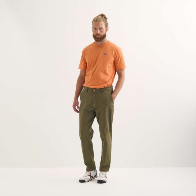 Pantalón chino Loop MUNICH lifesyle hombre de algodón-spandex khaki - CAQUI