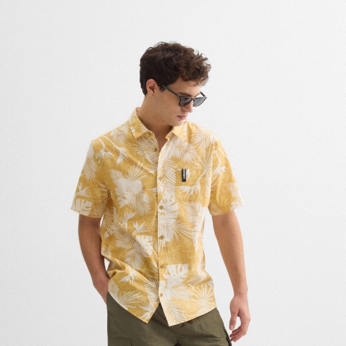 Camisa MUNICH Guayaba streetwear de algodón-spandex estampado - MULTICOLOR