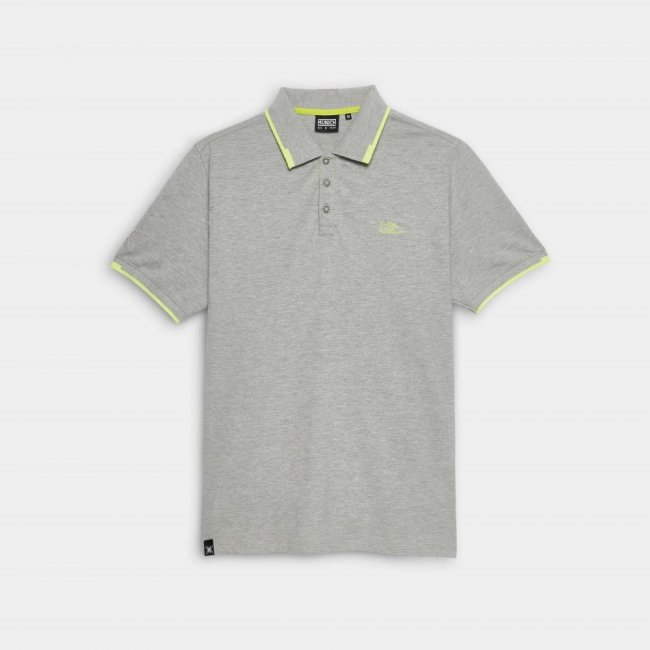 Polo MUNICH slam lifestyle de algodón organico-viscosa gris - GRIS