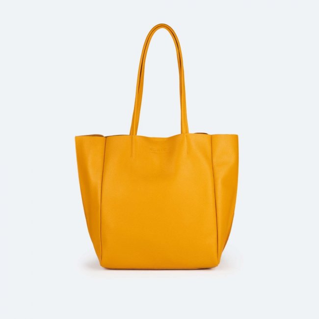 LOFT WOMAN SHOPPER MOUTARD - AMARILLO