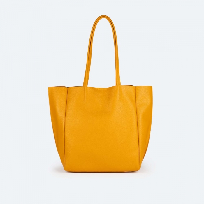 LOFT WOMAN SHOPPER MOUTARD - AMARILLO