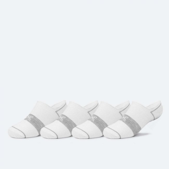 Calcetines MUNICH invisible sport de algodón-poliéster-espandex blanco -