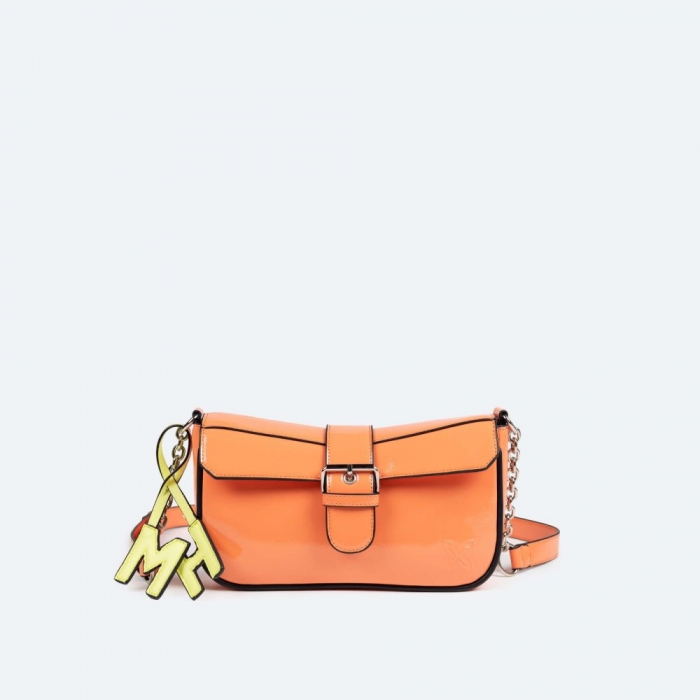 MH CROSSBODY BAGUETTE C/ORANGE - NARANJA