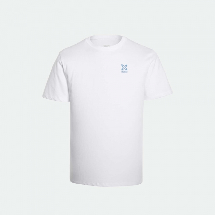 Camiseta MUNICH de algodón blanca - BLANCO