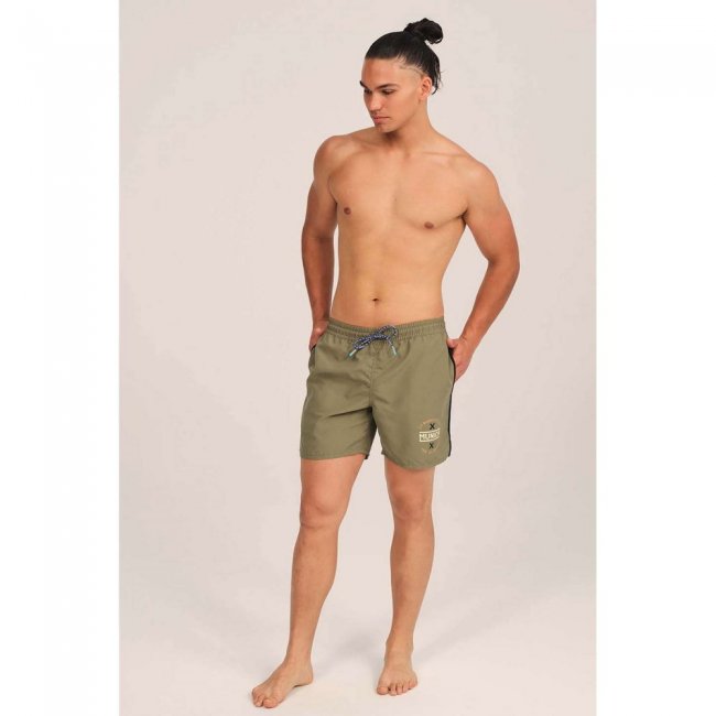 BAÑADOR HOMBRE LARGO CAQUI -