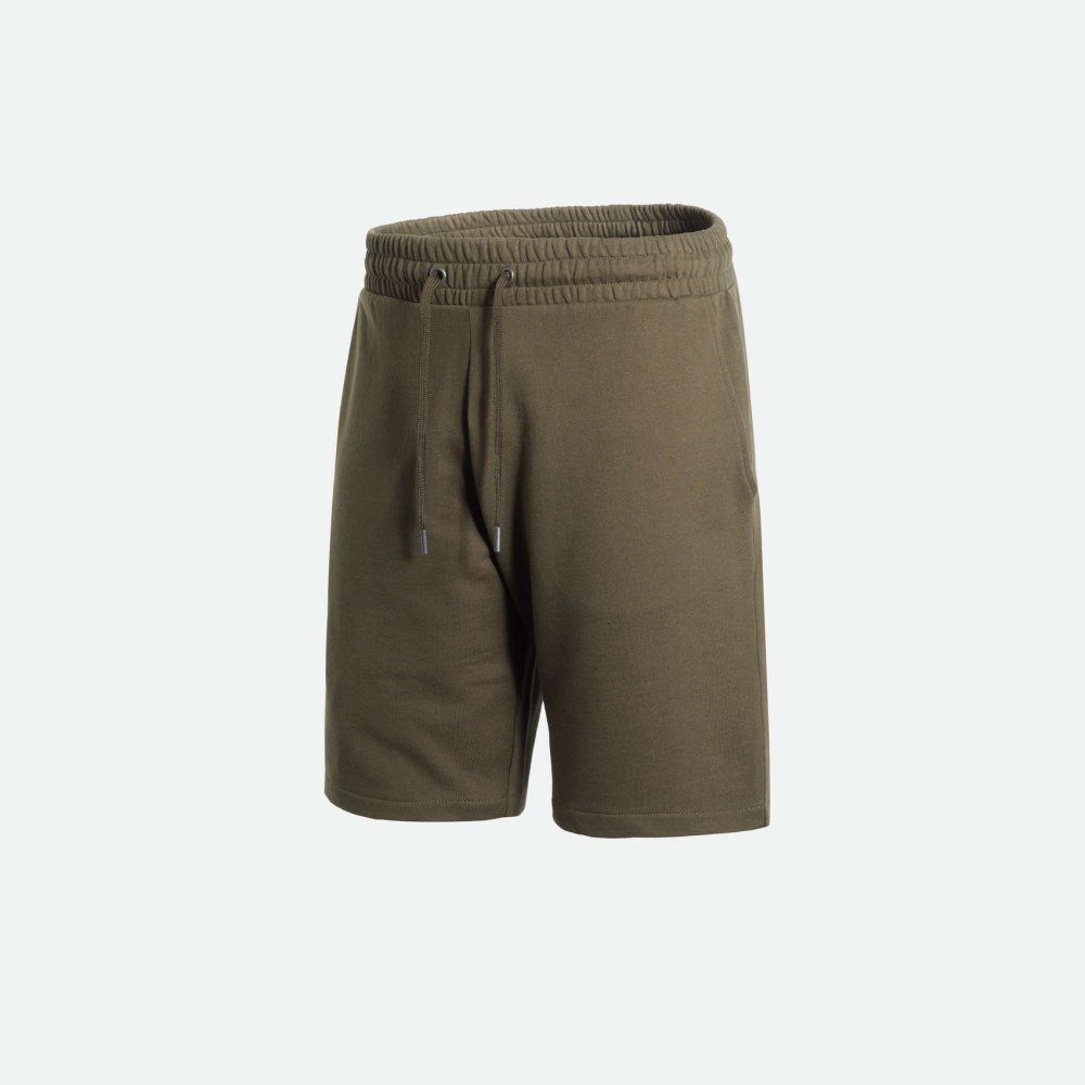 Pantalón corto MUNICH de algodón khaki - CAQUI