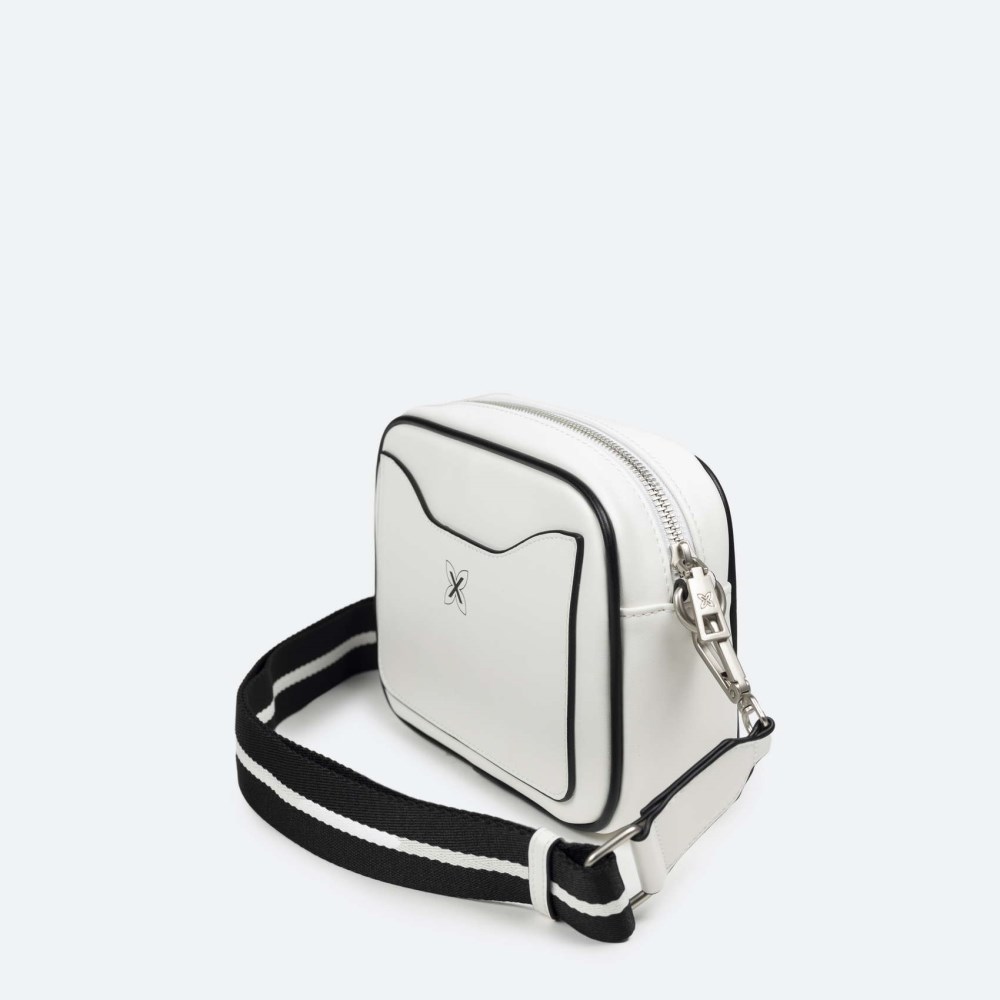 COURT CROSSBODY CAMERA C/WHITE - BLANCO