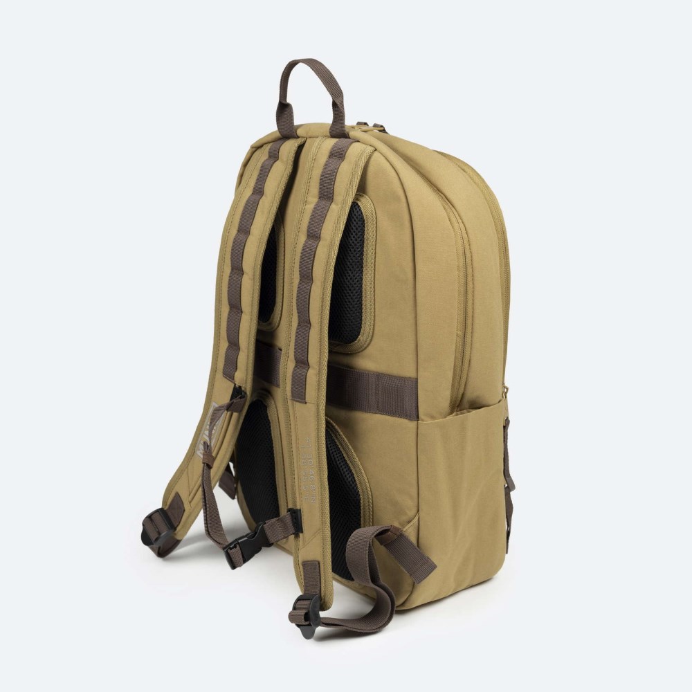 TECA RECYCLED BACKPACK DOUBLE C/HONEY - CAMEL