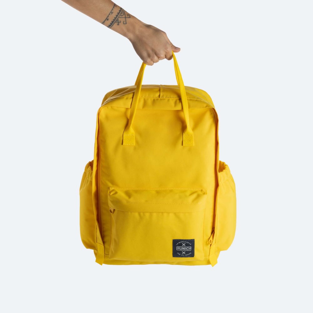 BACKPACK COUR BACKPACK COUR LARGE MOUTARD - AMARILLO